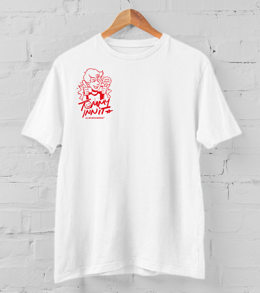 Tommyinnit Sorry Mum All Influence Reserved Cartoon T-Shirt
