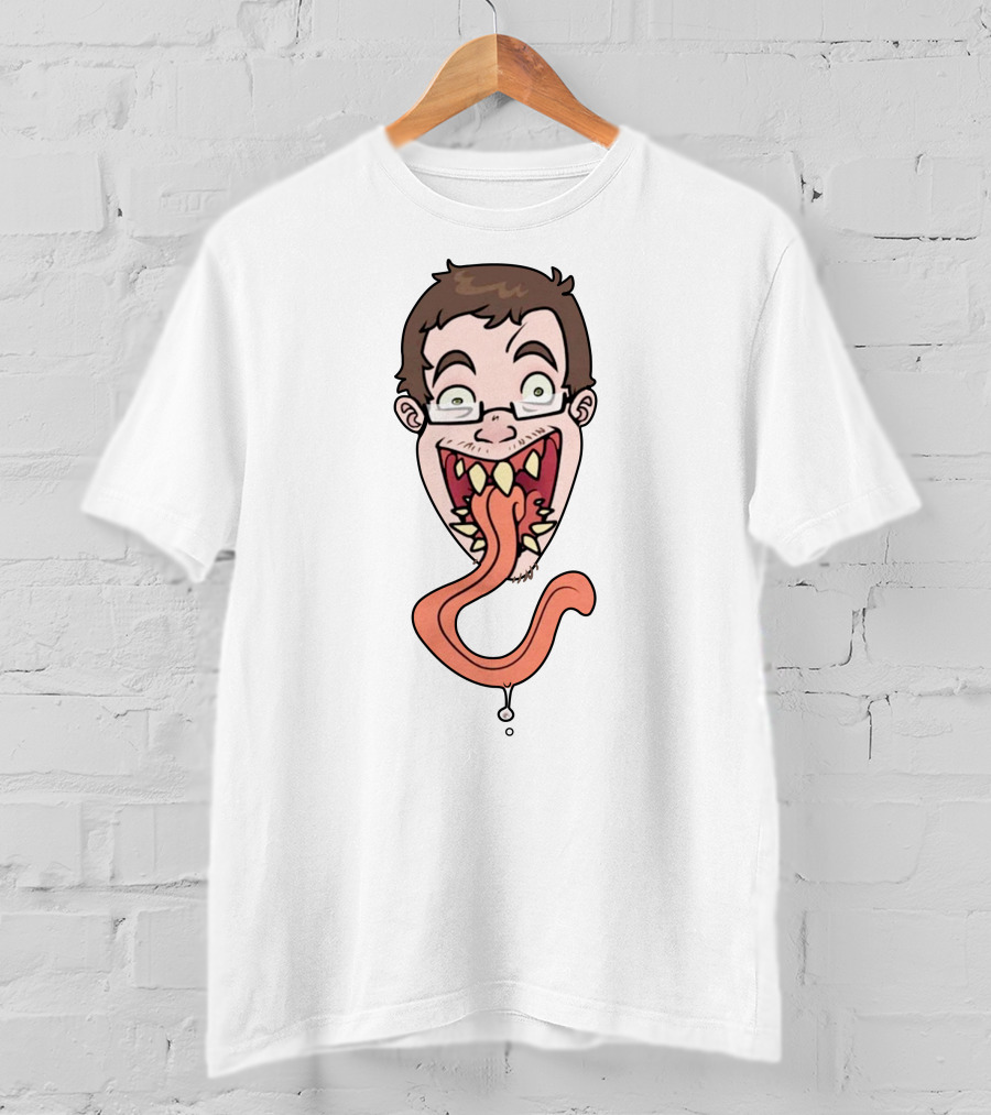 Ricky Berwick Merch Ricky Funny Cartoon Face With Long Tongue T-Shirt