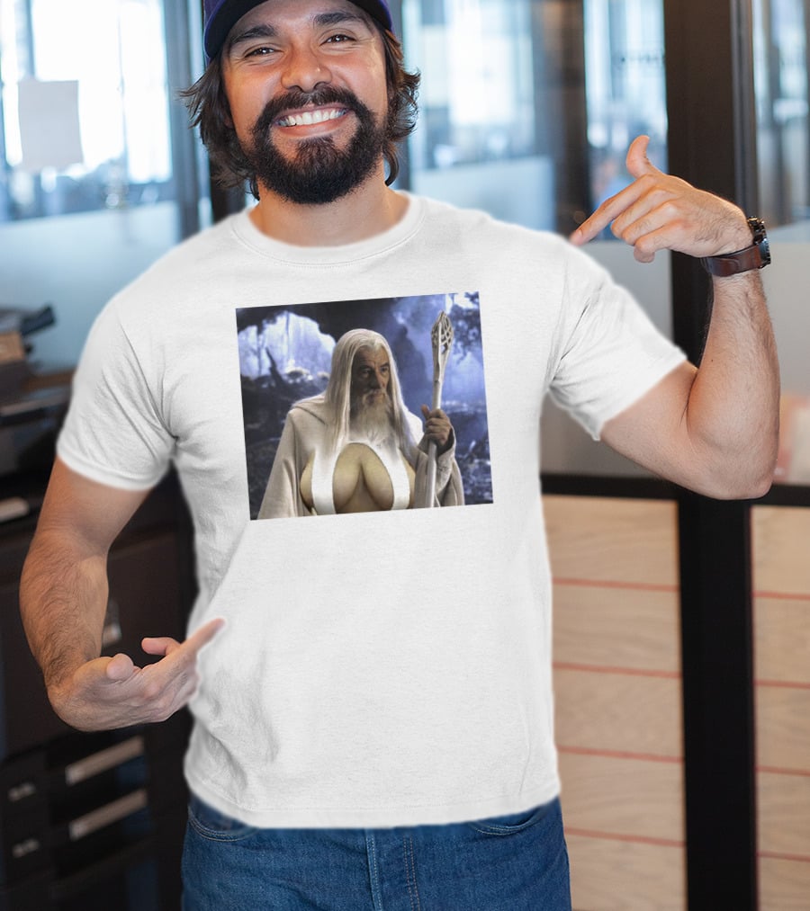 Raw Paw Merch Gandalf's Big Naturals Wizard T-Shirt