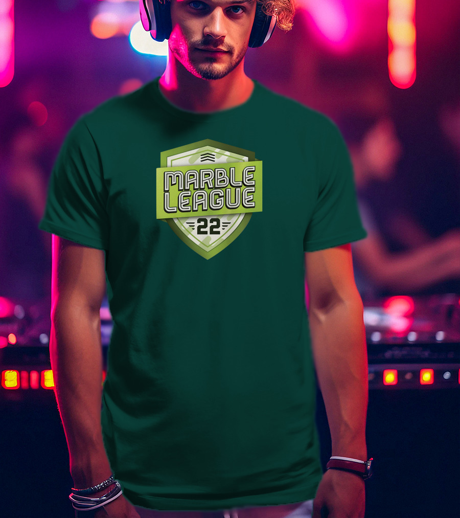 Marble League 22 Jelle's Marble Runs Badge T-Shirt