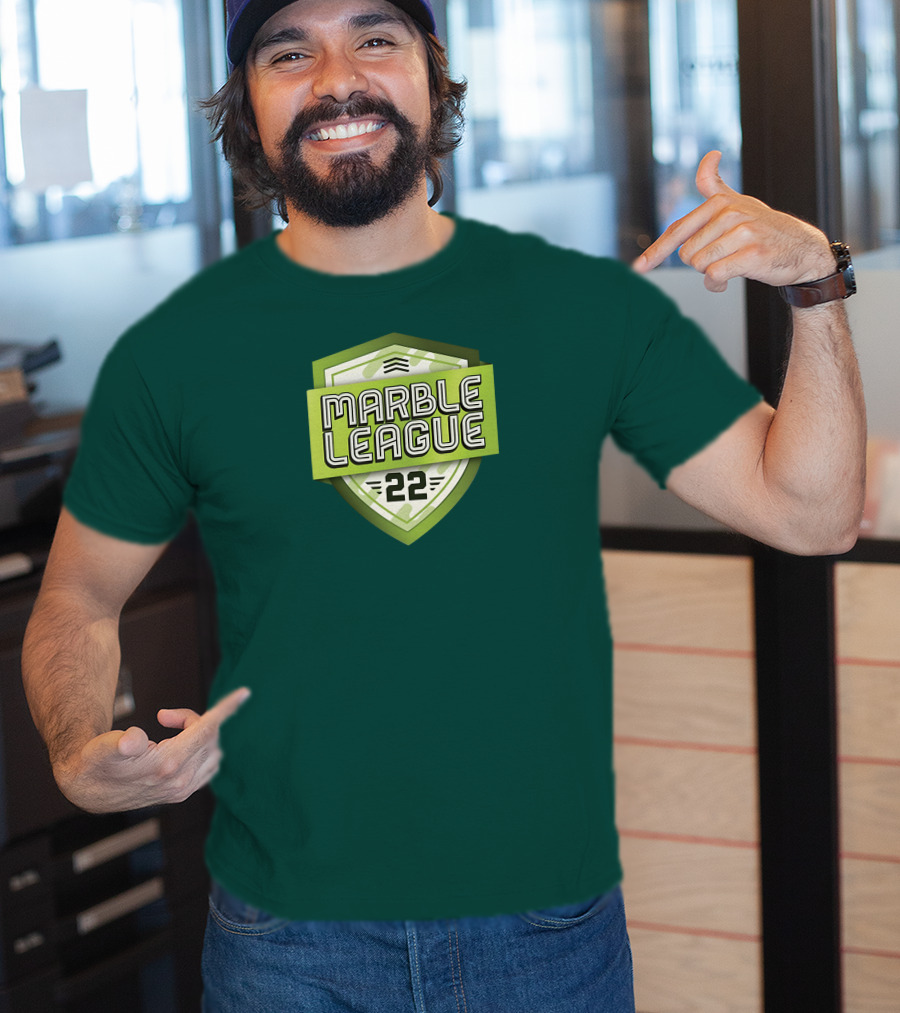 Marble League 22 Jelle's Marble Runs Badge T-Shirt