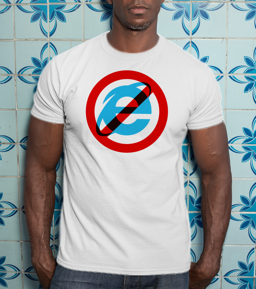 Unkledell I Hate The Internet Explorer 10 11 With No Internet Explorer T-Shirt