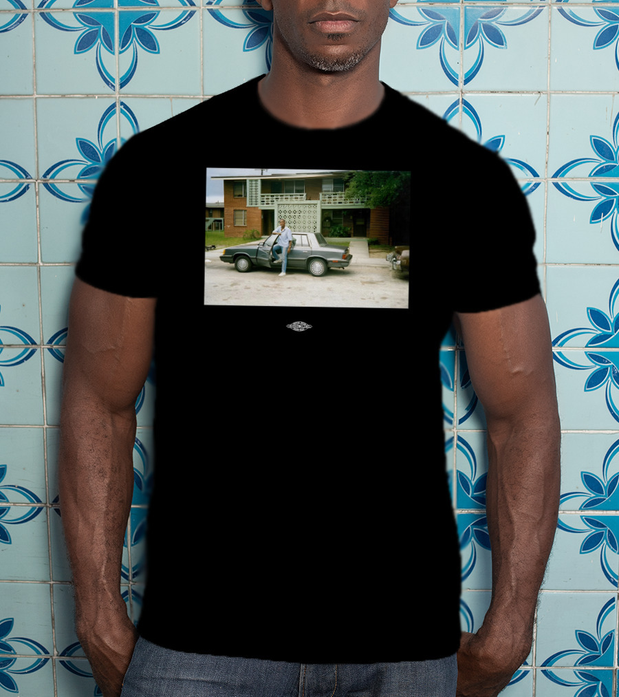 Vintage Warnock Midcentury Modern House Photo Retro Car Scene T-Shirt