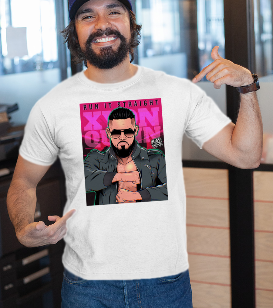 Run It Straight Xyon Quinn Miles Media Original T-Shirt
