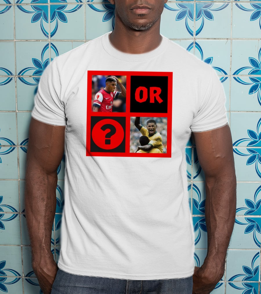 Walcott Question Mark Or Iconic Footballer Image T-Shirt