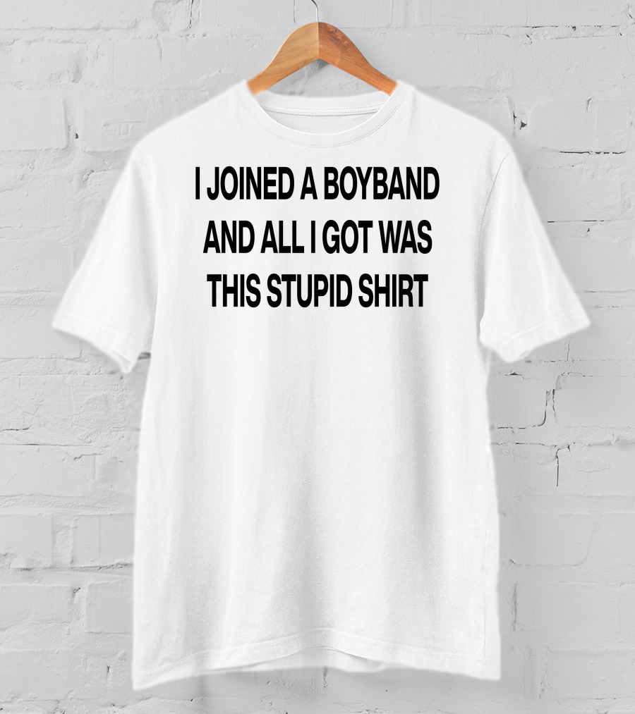I Joined A Boyband And All I Got Was This Stupid T-Shirt