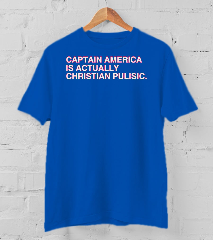 Captain America Is Actually Christian Pulisic Soccer Hero T-Shirt