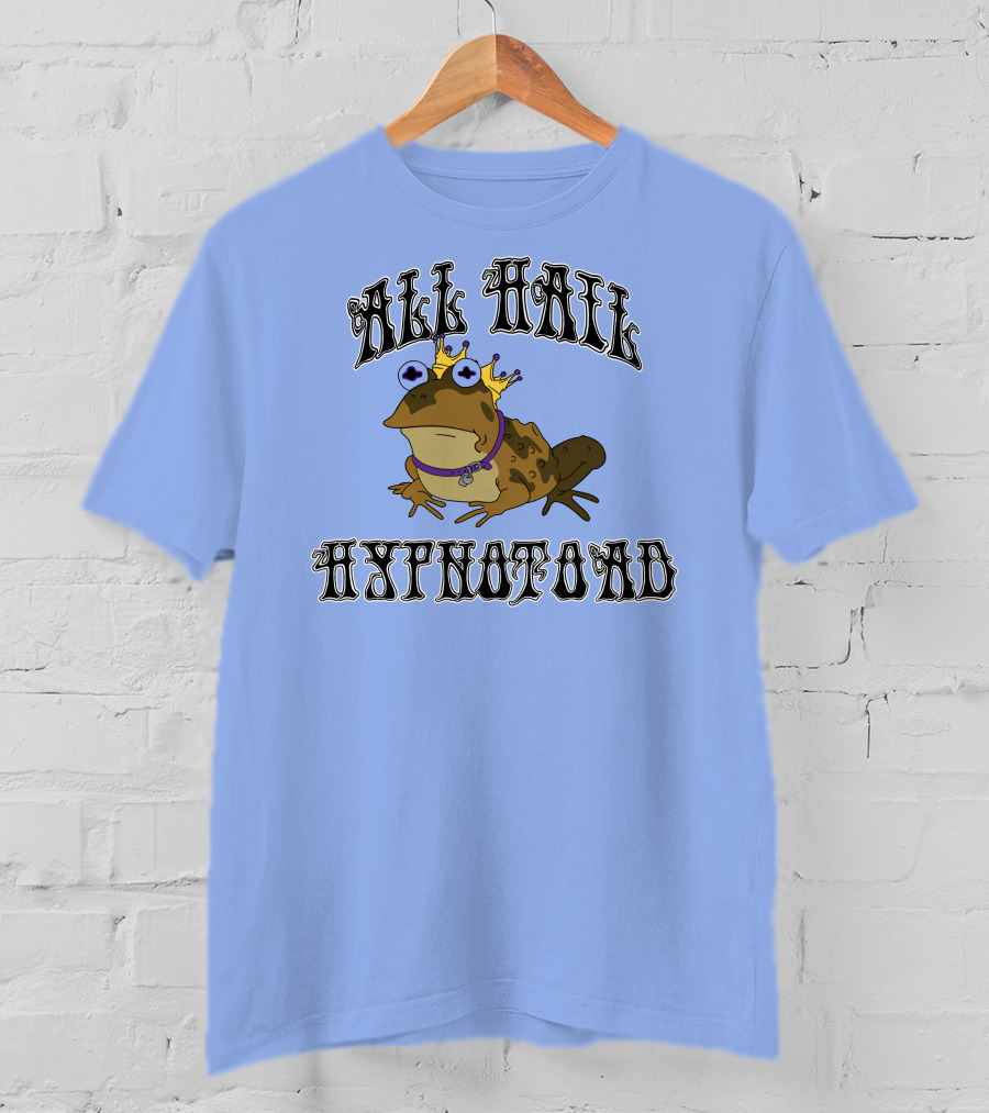 All Hail Hypnotoad Futurama Iconic Frog With Crown And Hypnotic Eyes T-Shirt