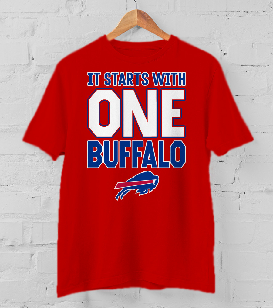 Ken Dorsey It Starts With One Buffalo Bills T-Shirt