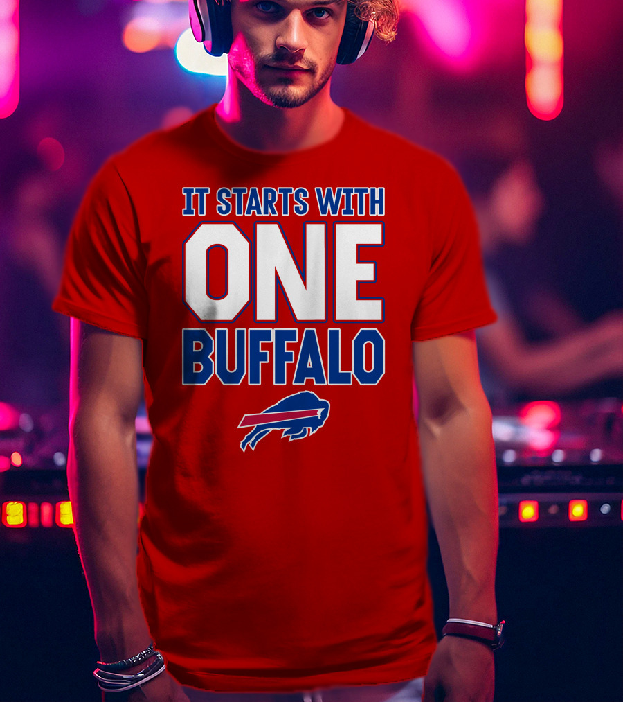 Ken Dorsey It Starts With One Buffalo Bills T-Shirt