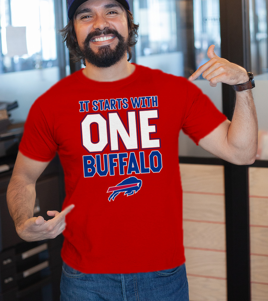 Ken Dorsey It Starts With One Buffalo Bills T-Shirt