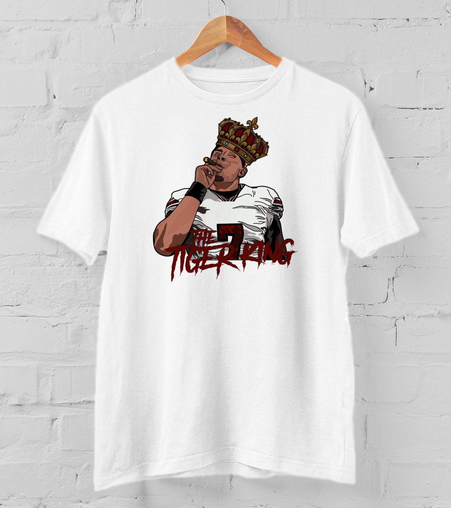 The Tiger King Spencer Rattler Crowned Quarterback T-Shirt