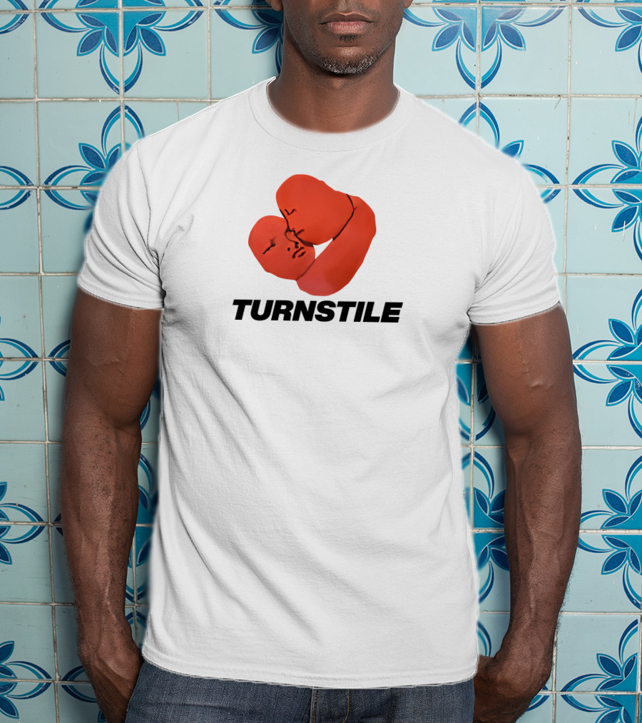Turnstile Embrace Orange Faces T-Shirt