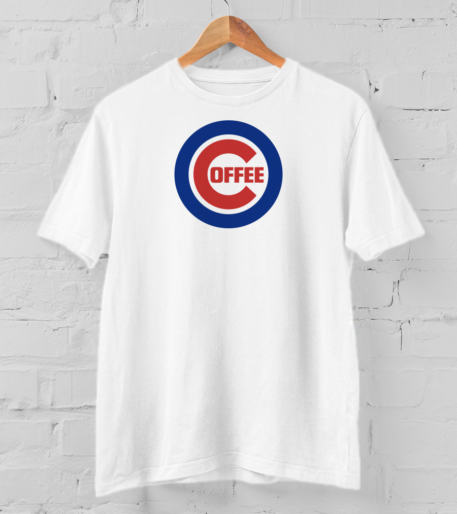Cubs Coffee Logo Inspired By Chicago Cubs Emblem T-Shirt