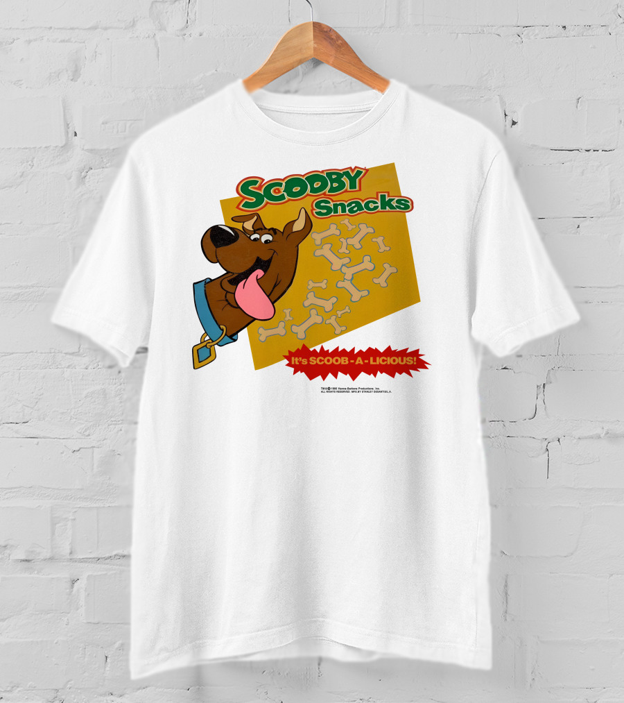 Scooby Snacks It's Scoob-A-Licious With Scooby-Doo And Bones T-Shirt