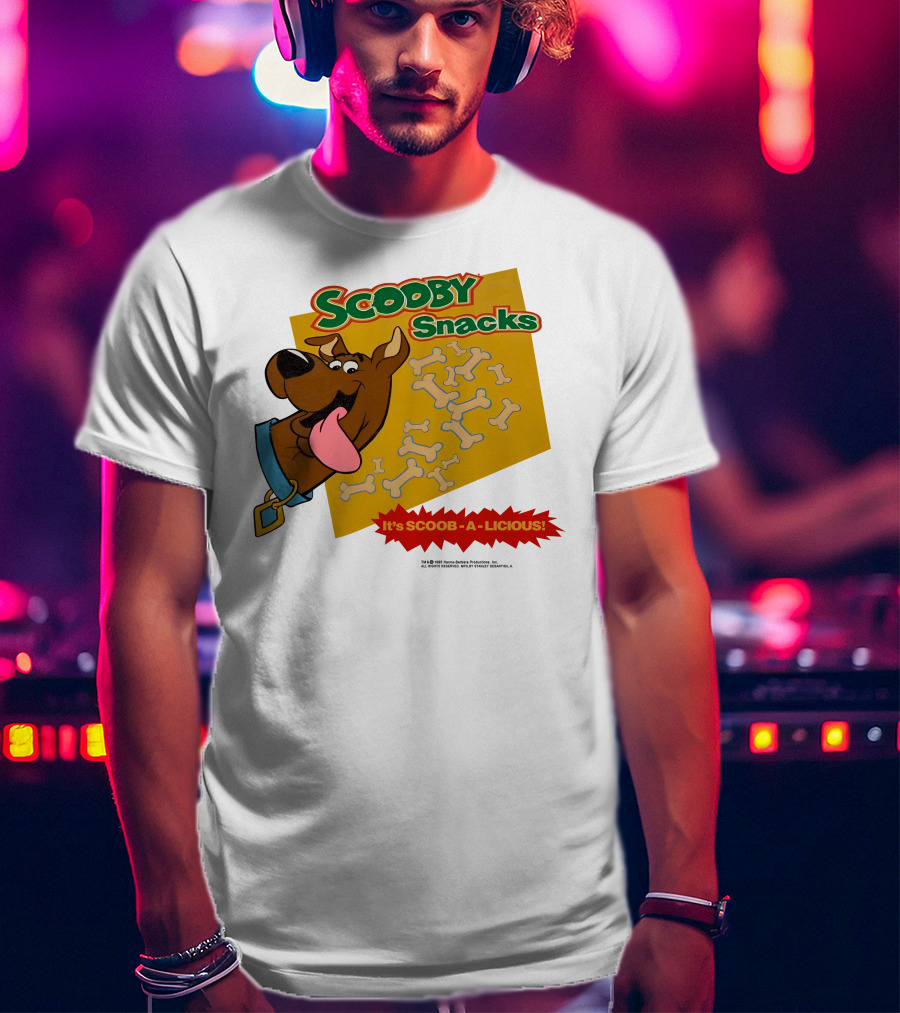 Scooby Snacks It's Scoob-A-Licious With Scooby-Doo And Bones T-Shirt