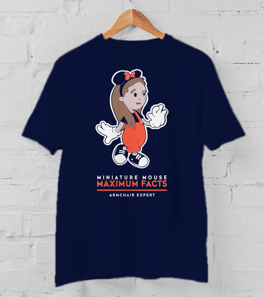 Miniature Mouse Maximum Facts Armchair Expert Disney Crossover T-Shirt