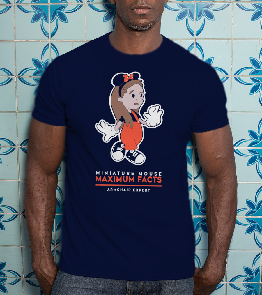 Miniature Mouse Maximum Facts Armchair Expert Disney Crossover T-Shirt