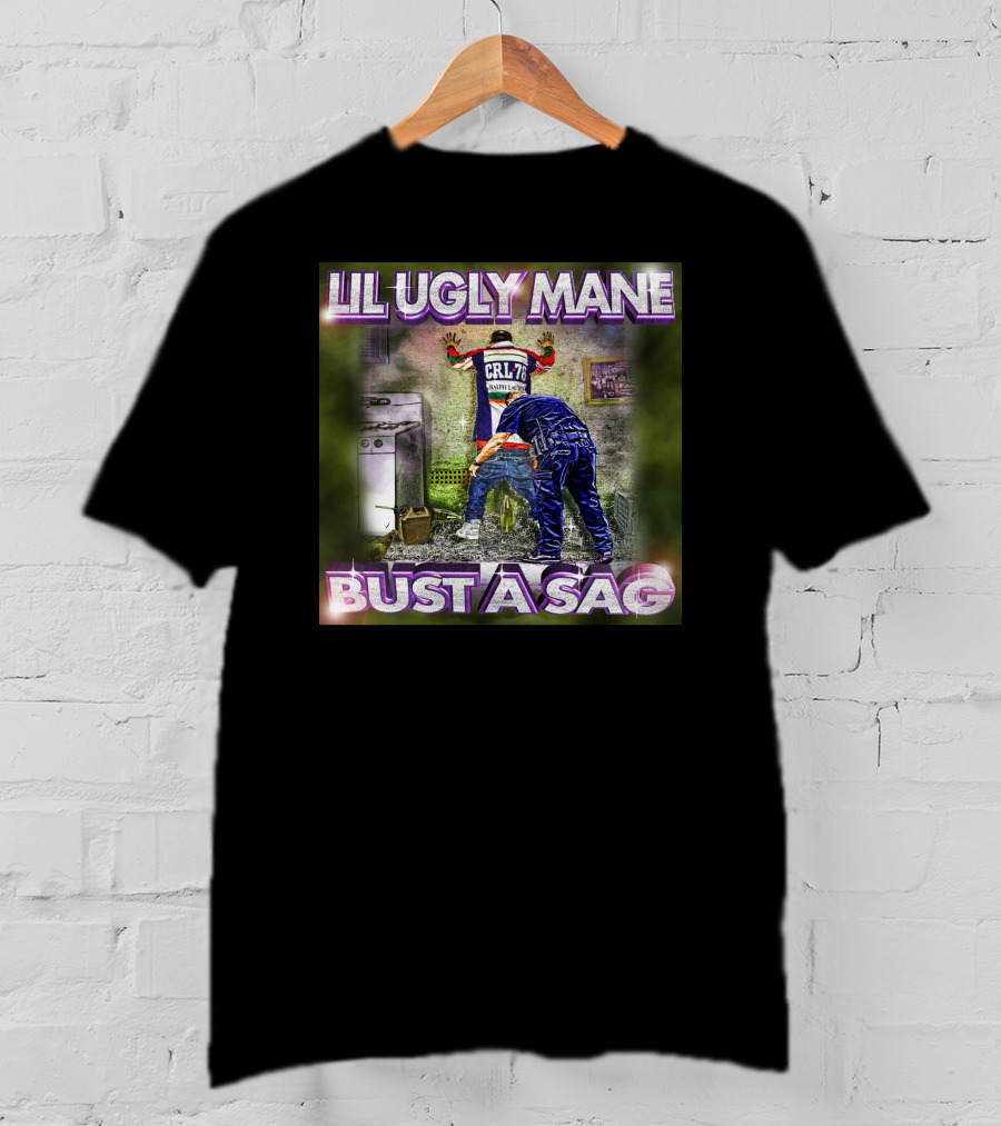 Lil Ugly Mane CRL 70 Bust A Sag T-Shirt