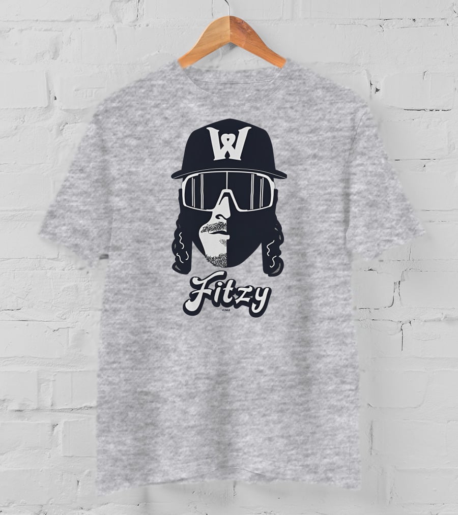 Worcester Red Sox Fitzy '47 Grey Shadow Face W T-Shirt