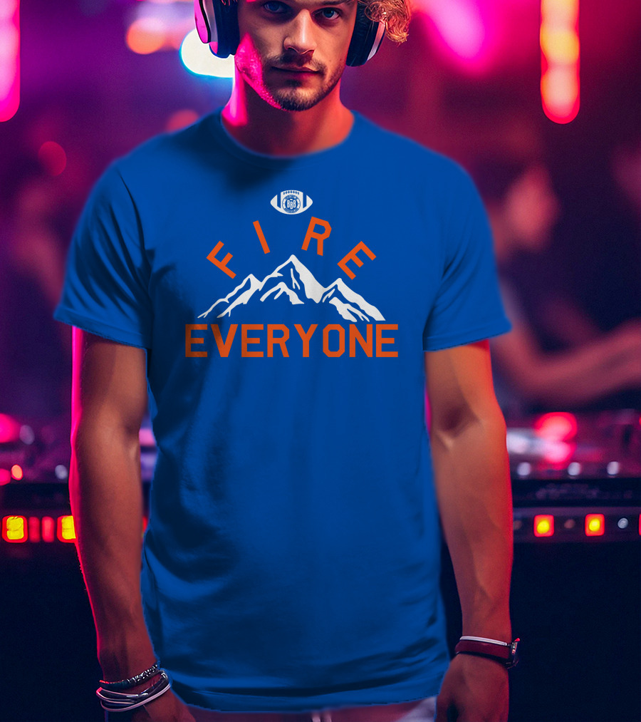 Triple B Everyone Fire Football Mountain T-Shirt