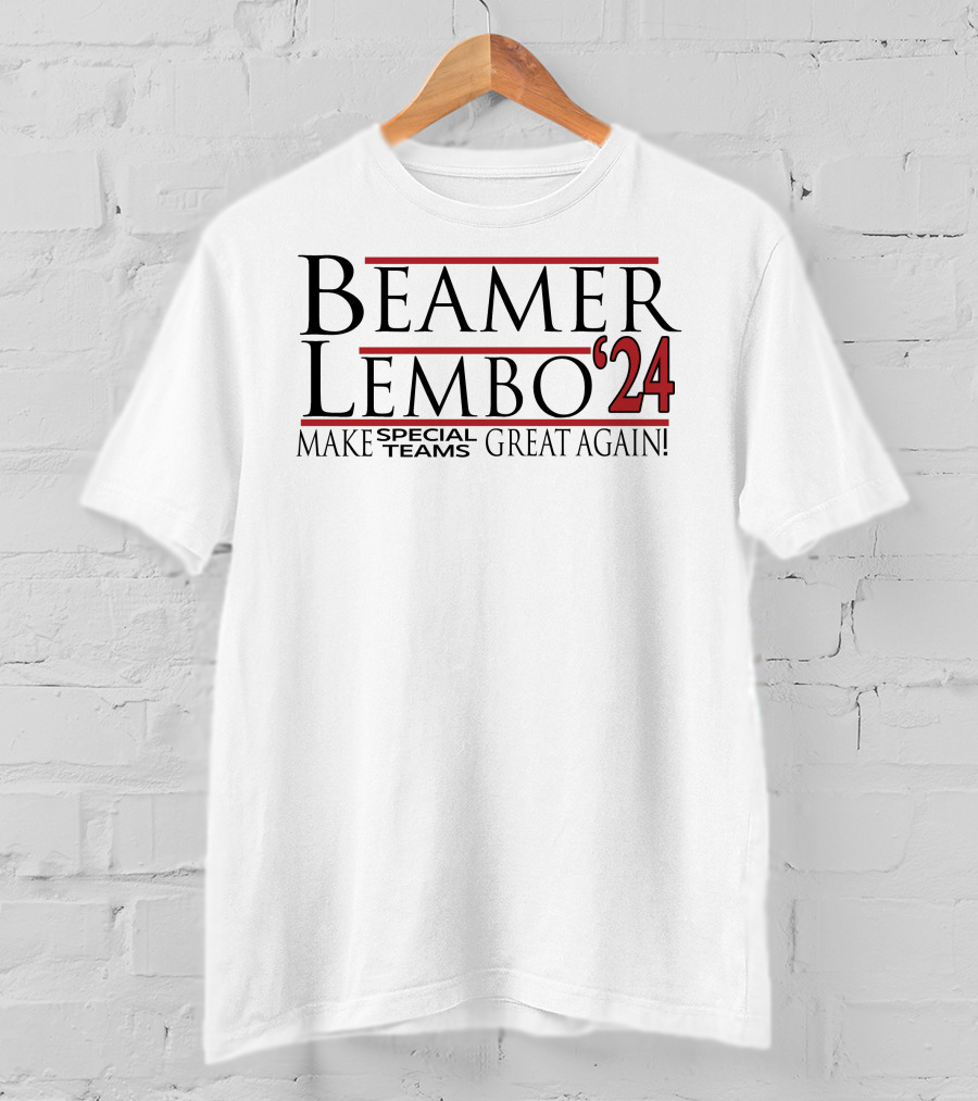 Beamer Lembo 24 Make Special Teams Great Again T-Shirt