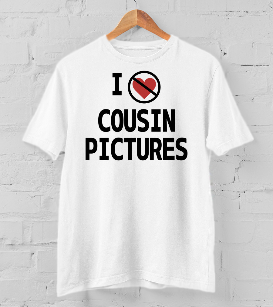 I Heart Slash Cousin Pictures T-Shirt