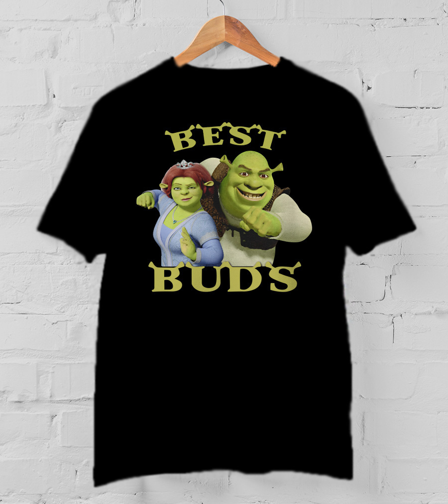 Shrek And Fiona Best Buds Duo T-Shirt