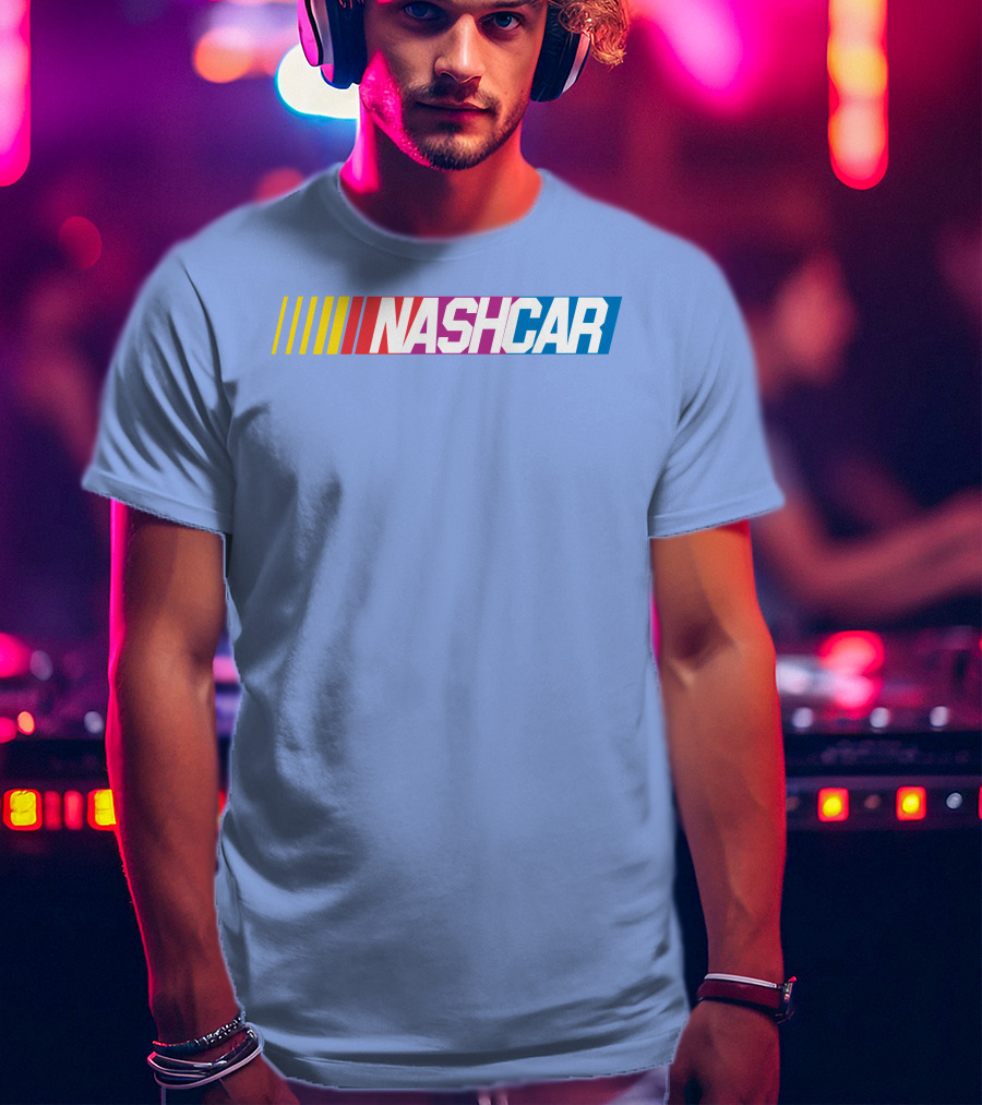 Wobovan Mitchell Nashcar Racing Strip T-Shirt