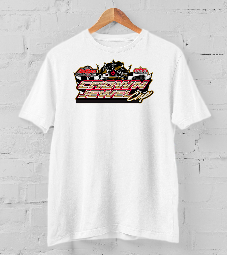 Arizona Speedway Lucas Oil Late Model Dirt Series Crown Jewel Cup T-Shirt