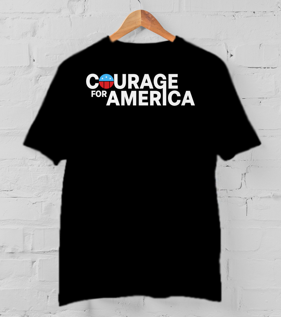 Courage For America Michael Fanone Shirt With Patriotic T-Shirt