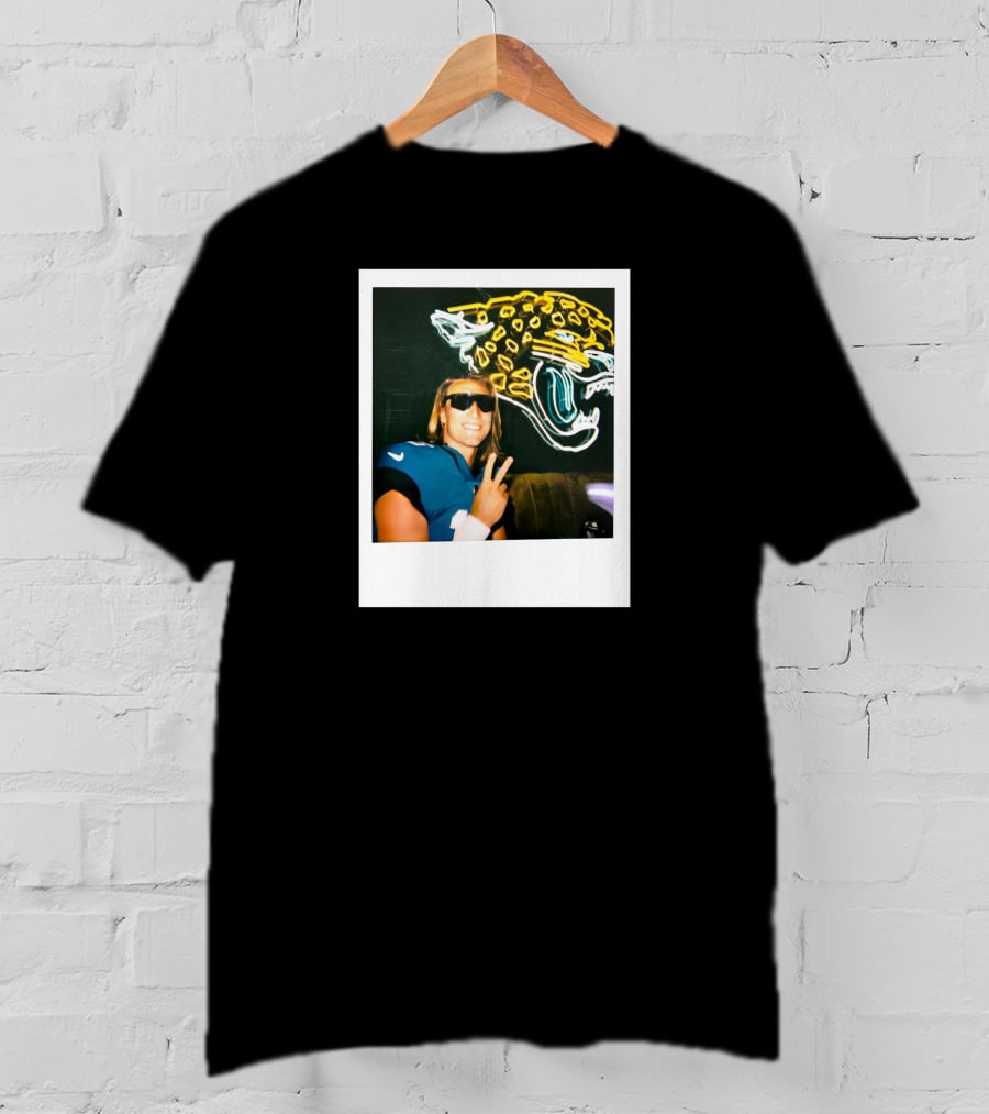 Jacksonville Jaguars Steezy Trev Neon Style Profile Picture T-Shirt