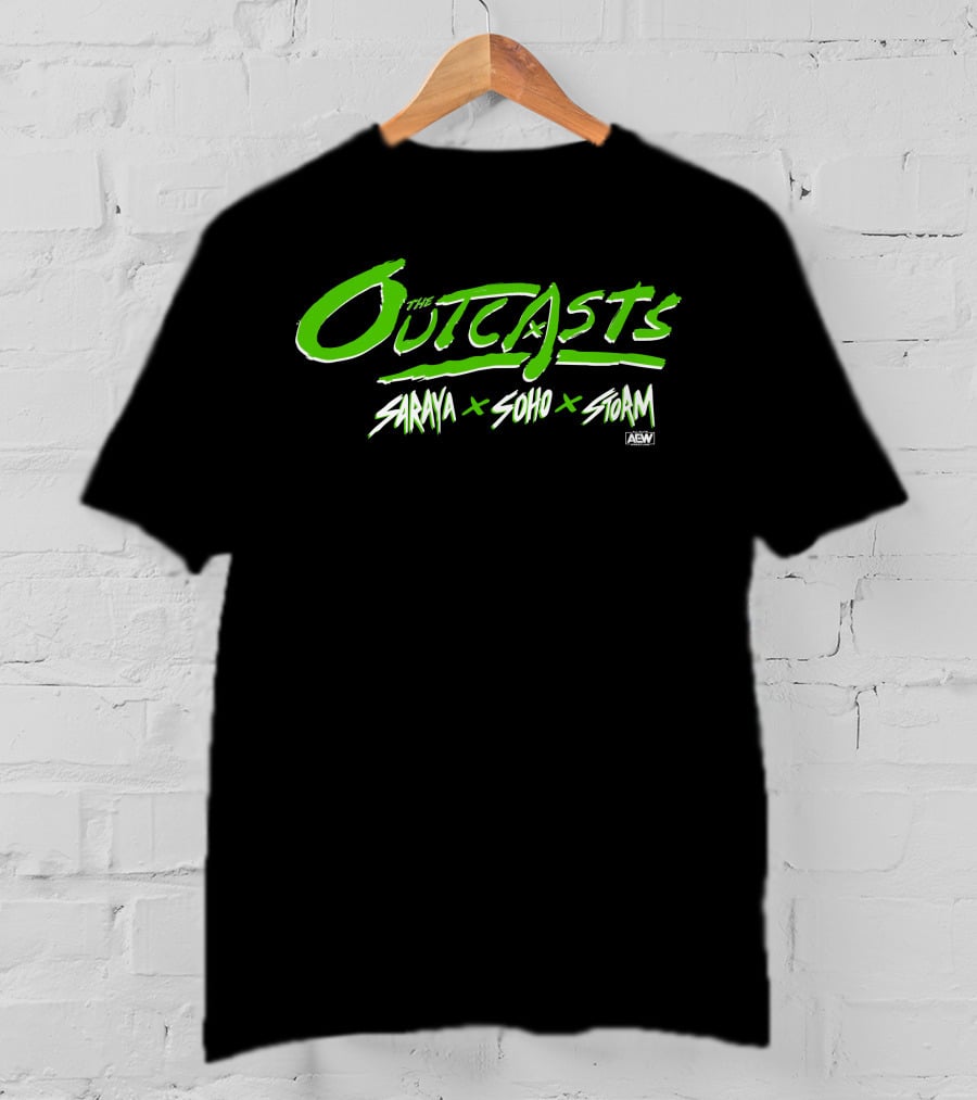 The Outcasts Saraya X Soho X Storm AEW T-Shirt
