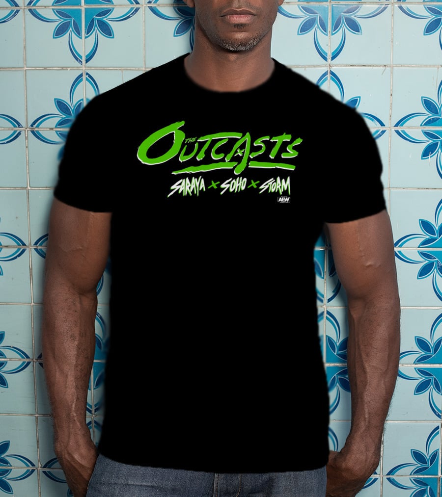 The Outcasts Saraya X Soho X Storm AEW T-Shirt