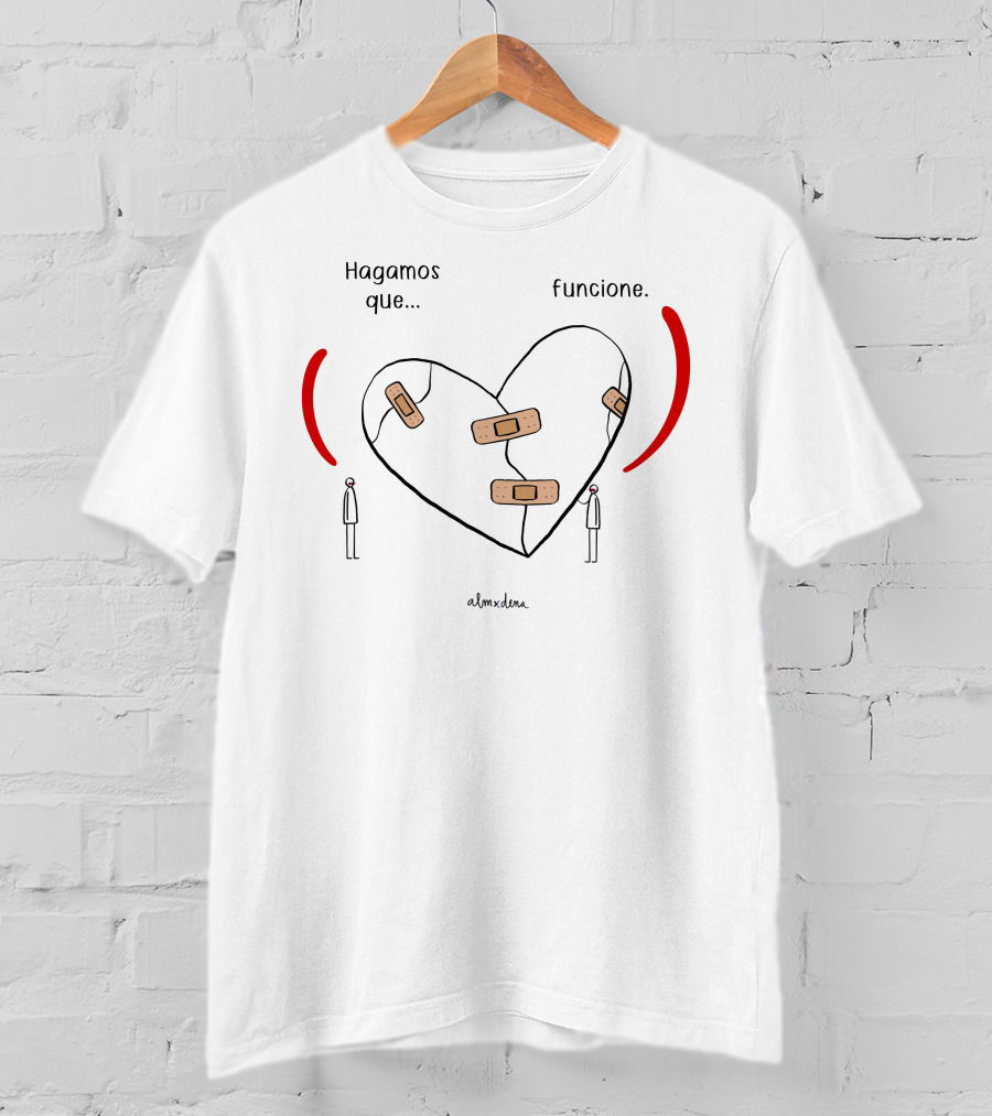 Hagamos Que Funcione Heart With Bandages Alm X Dena T-Shirt