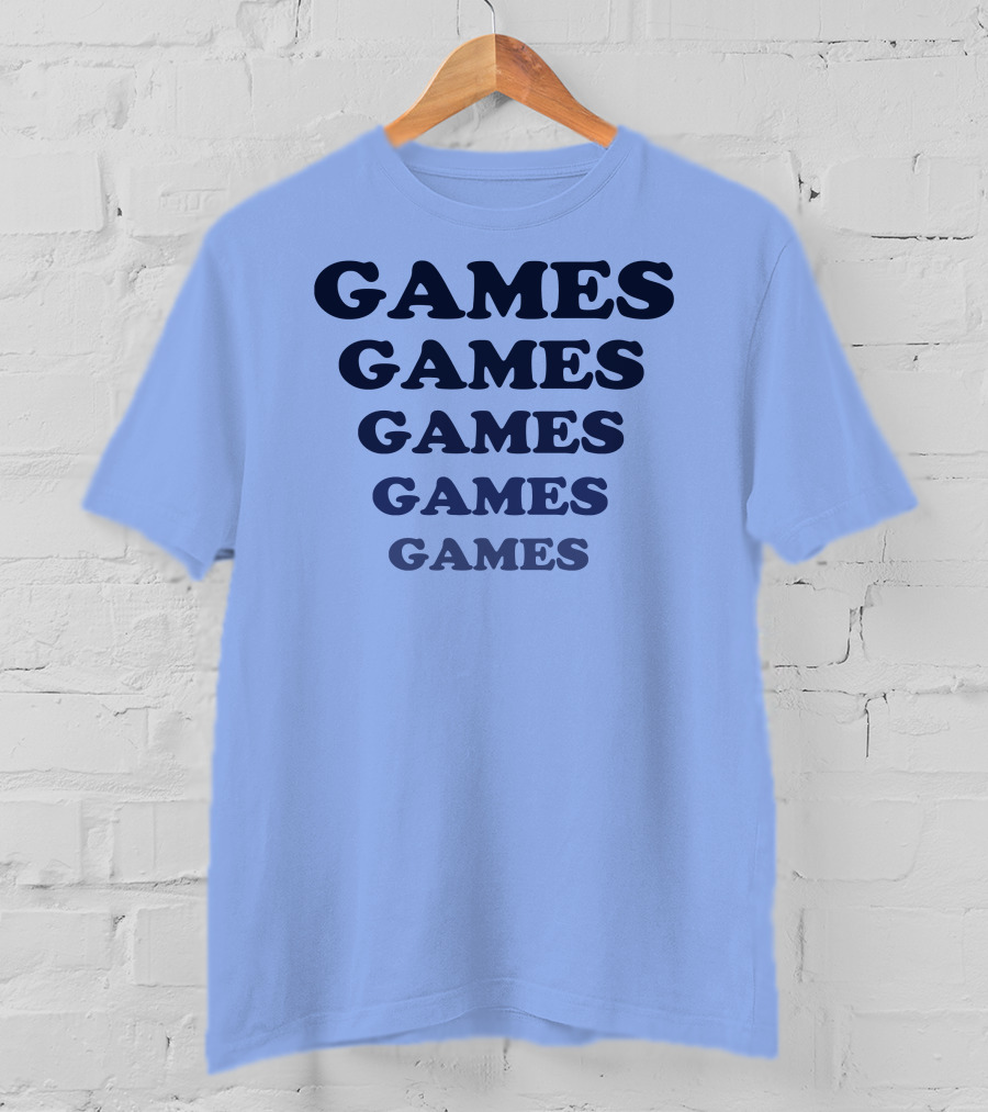 Letterboxd Games Games Games Games Games T-Shirt