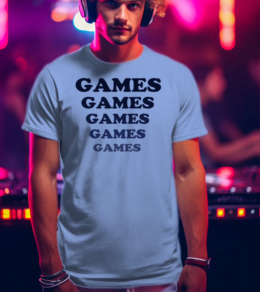 Letterboxd Games Games Games Games Games T-Shirt