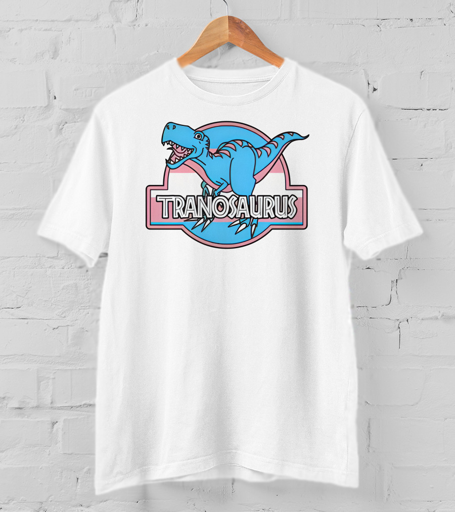 Tranosaurus Kat Abu Not A Trans Dinosaur T-Shirt