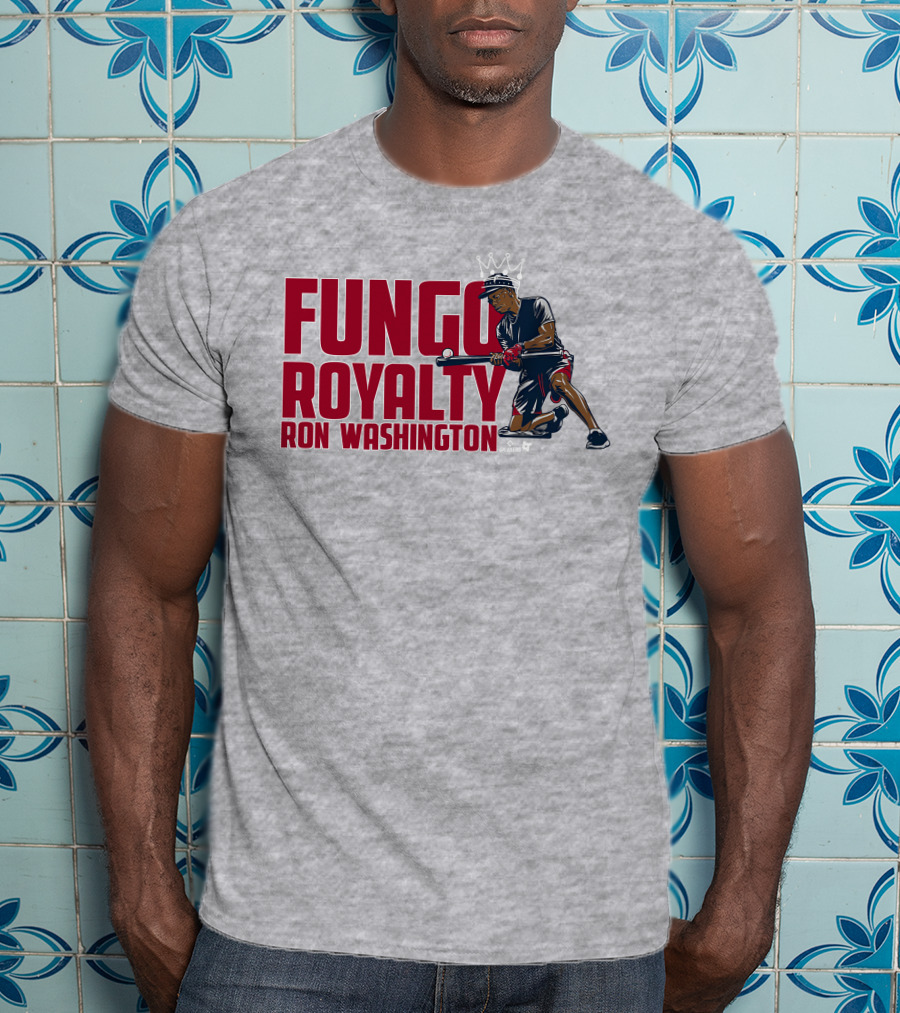 Fungo Royalty Ron Washington Baseball King T-Shirt