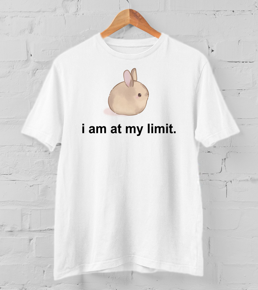 I Am At My Limit Rabbit T-Shirt