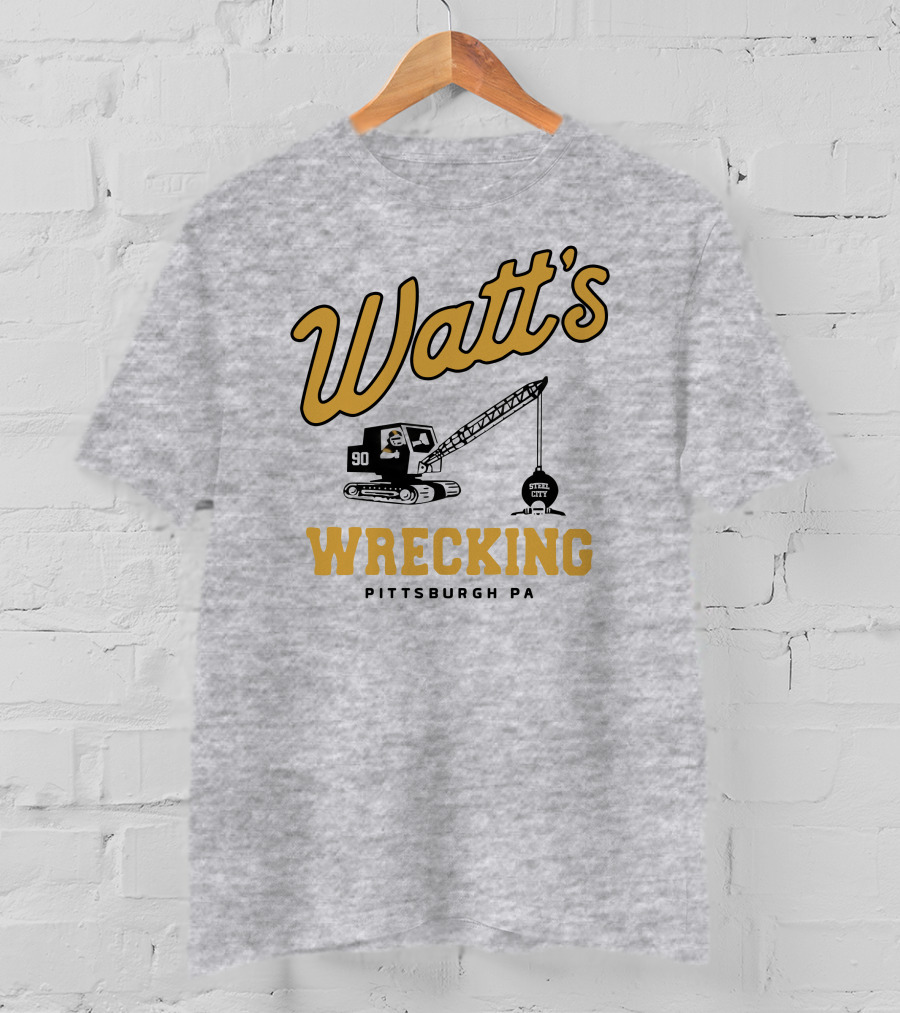 Watt's Wrecking 90 Steel City Pittsburgh PA T-Shirt