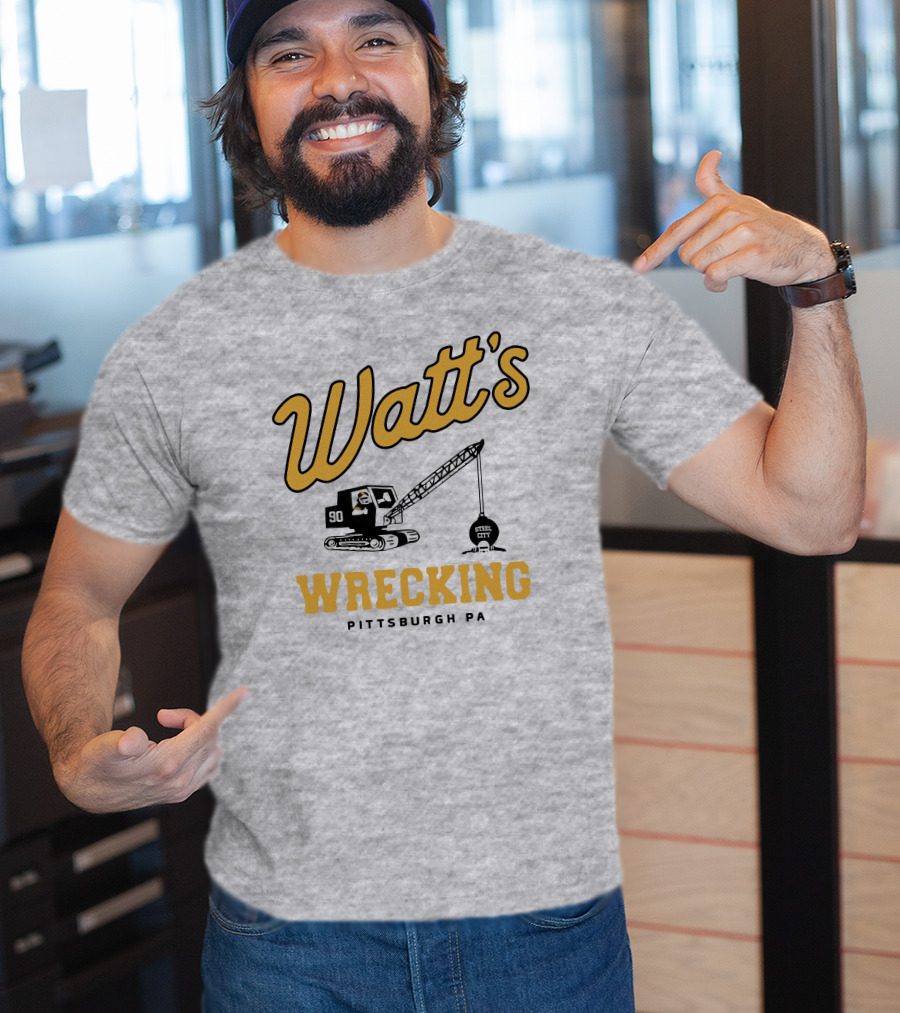 Watt's Wrecking 90 Steel City Pittsburgh PA T-Shirt