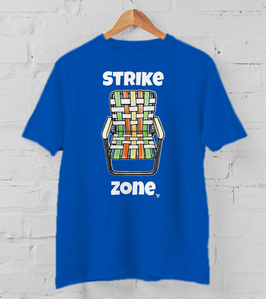 STRIKE ZONE Woven Colorful Chair T-Shirt