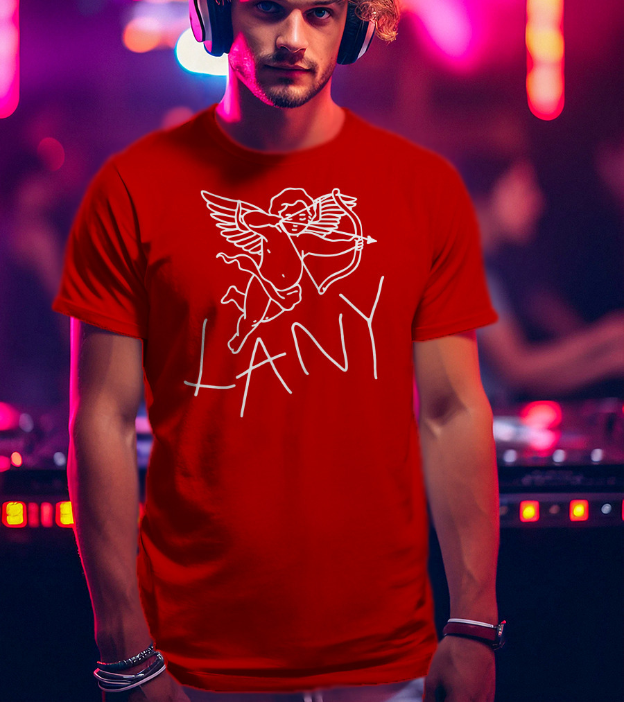 Lany Cherub Cupid Bow Red Long Sleeve T-Shirt