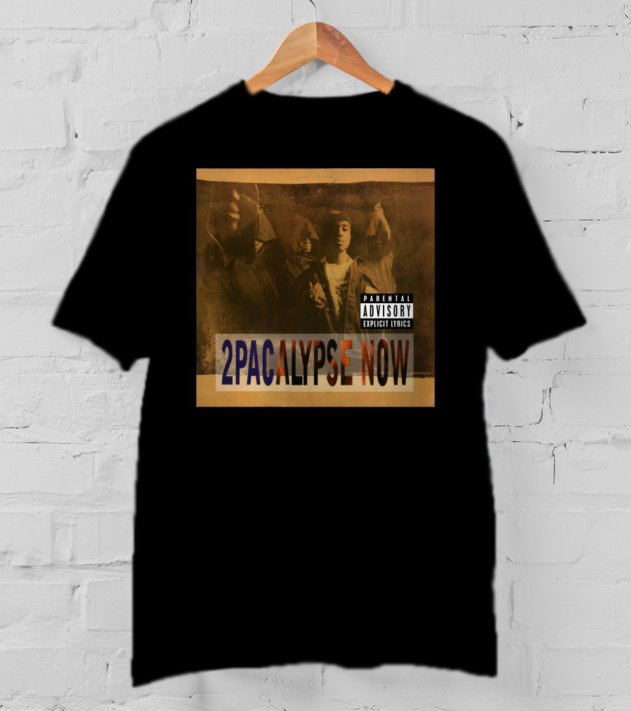 Eminem Parental Advisory Explicit Lyrics 2Pacalypse Now T-Shirt