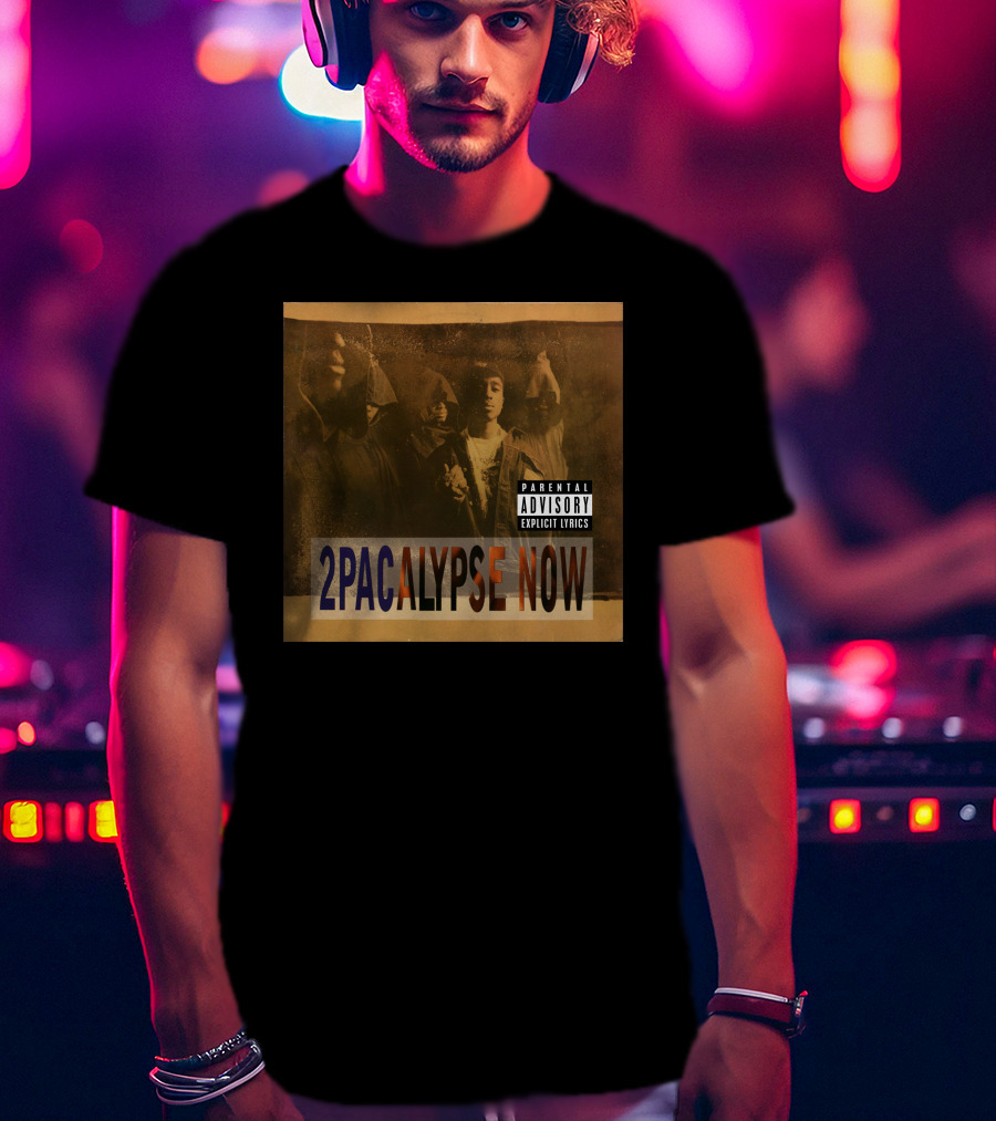 Eminem Parental Advisory Explicit Lyrics 2Pacalypse Now T-Shirt