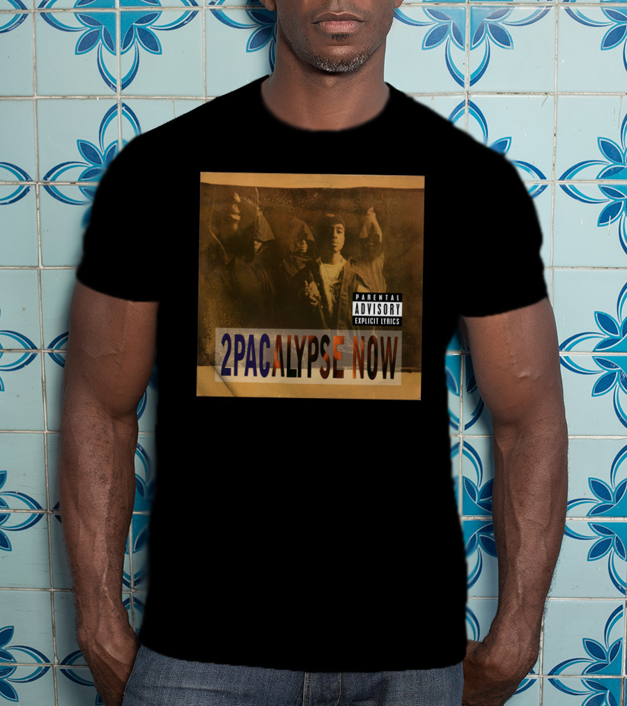Eminem Parental Advisory Explicit Lyrics 2Pacalypse Now T-Shirt