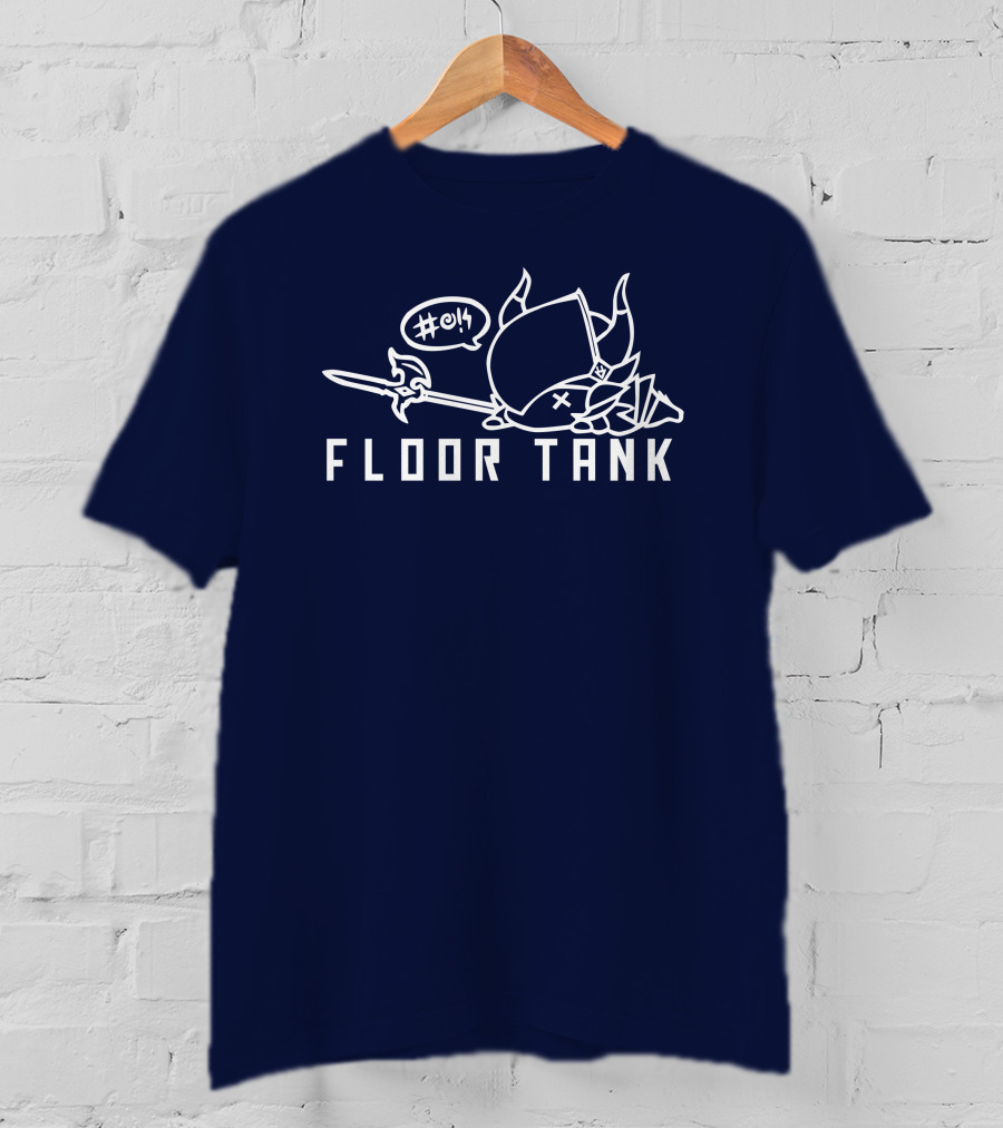 Floor Tank Hashtag Oof Viking Helmet And Spear T-Shirt