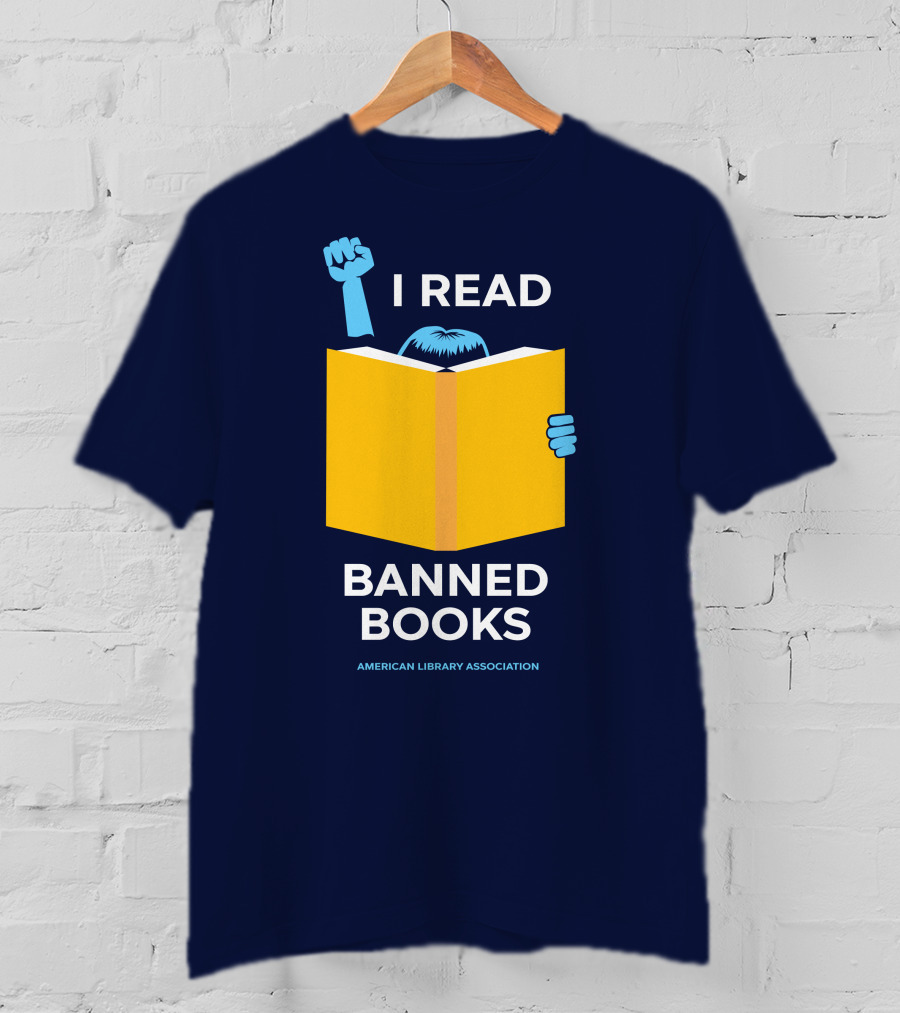 Phil Bildner I Read Banned Books American Library Association T-Shirt
