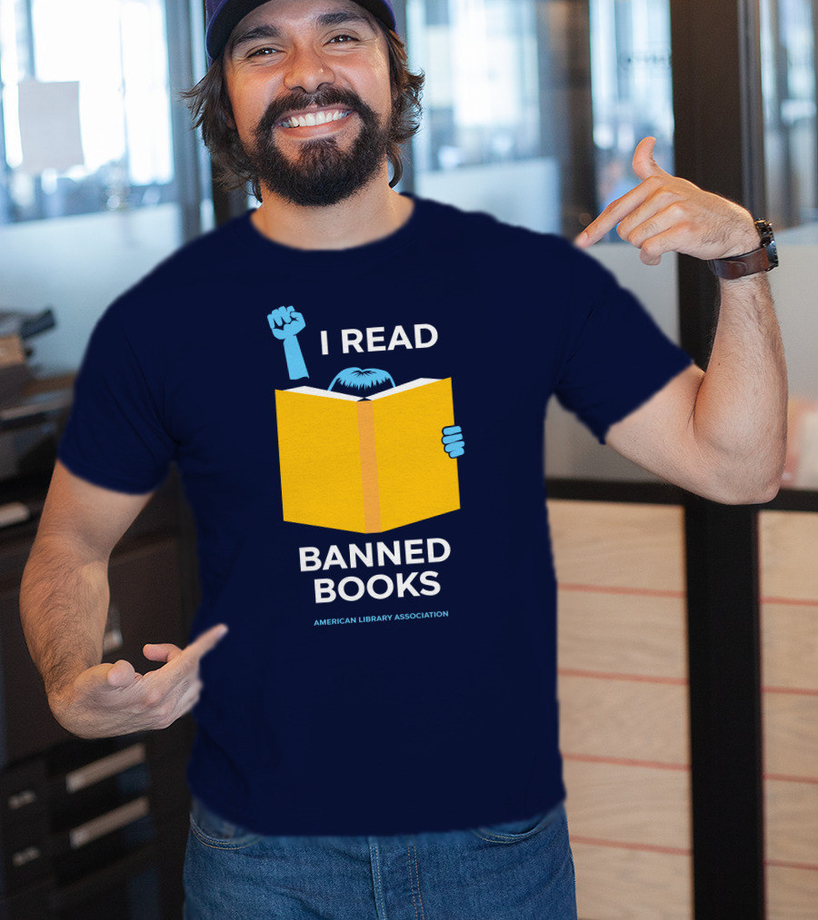 Phil Bildner I Read Banned Books American Library Association T-Shirt